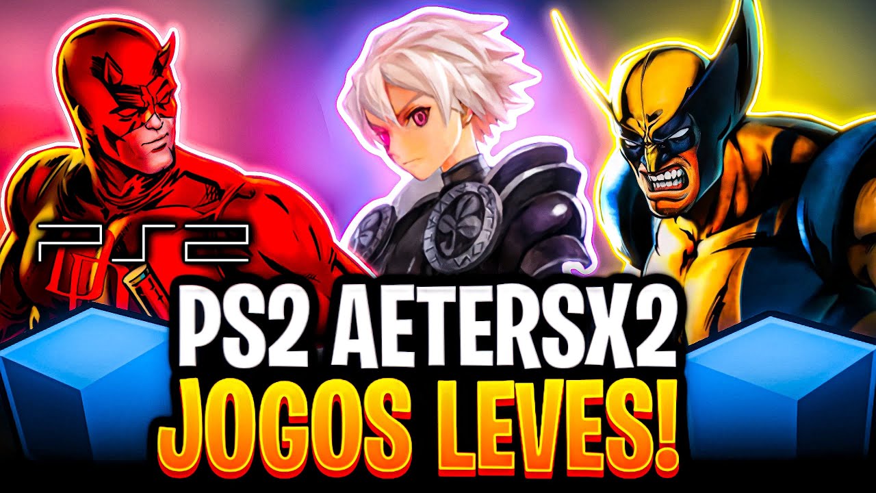 TOP 23 MELHORES JOGOS LEVES PARA EMULADOR DE PS2 (AETHERSX2) 