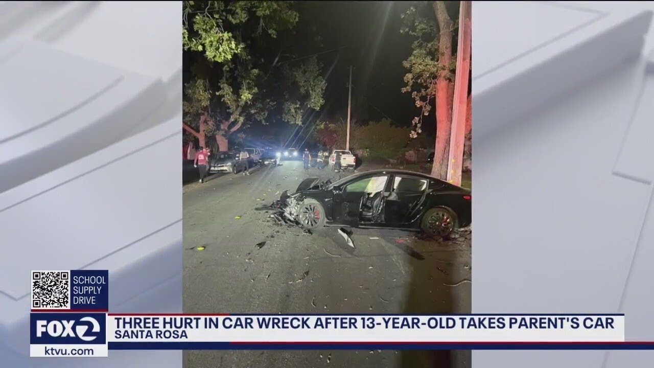 Read more about the article 13-year-old totals parents’ Tesla – KTVU FOX 2 San Francisco