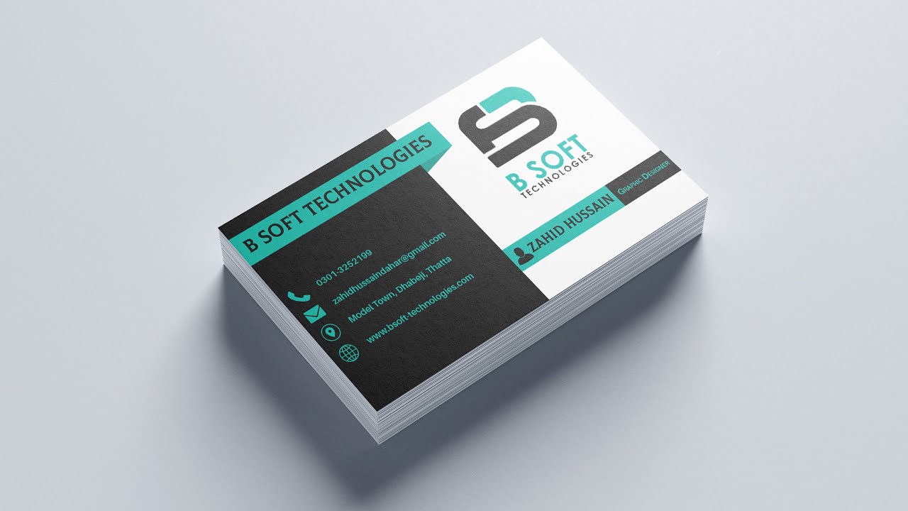 Simple Business Card Design In Illustrator 2020
