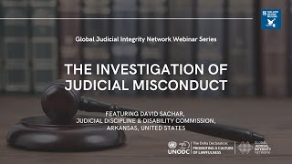 The Investigation of Judicial Misconduct