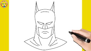 How to Draw Batman - Step by Step | Justice League | Easy Drawing Tutorial screenshot 5