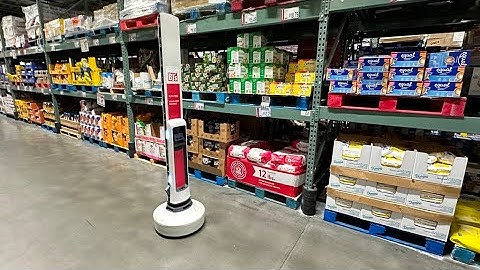 Tally the Robot at @ BJ’s B J Shelf inventory Auto Automatically Checker (11-25-2023) GiZ WiZ