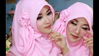 Tutorial Make Up Glamor Spoiled And Hijab A Glassy and Syar'i Feast 2018 1