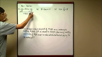 Lesson 3.1  Solving Two-Step Equations