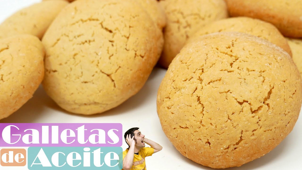 Galletas caseras sin mantequilla ni leche - Fácil