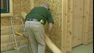 How to Install Vertical Log Corners for Log Siding