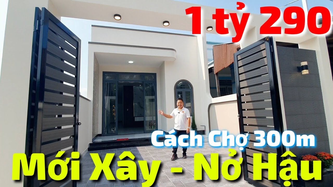 Nhà đẹp nở hậu mới xây giá rẻ 1 tỷ 290 triệu gần Chợ Thanh Điền giáp TP Tây Ninh
