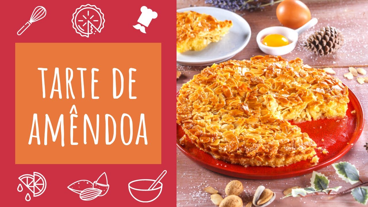 Tarte de amêndoa caramelizada (receita tradicional) - Teleculinária