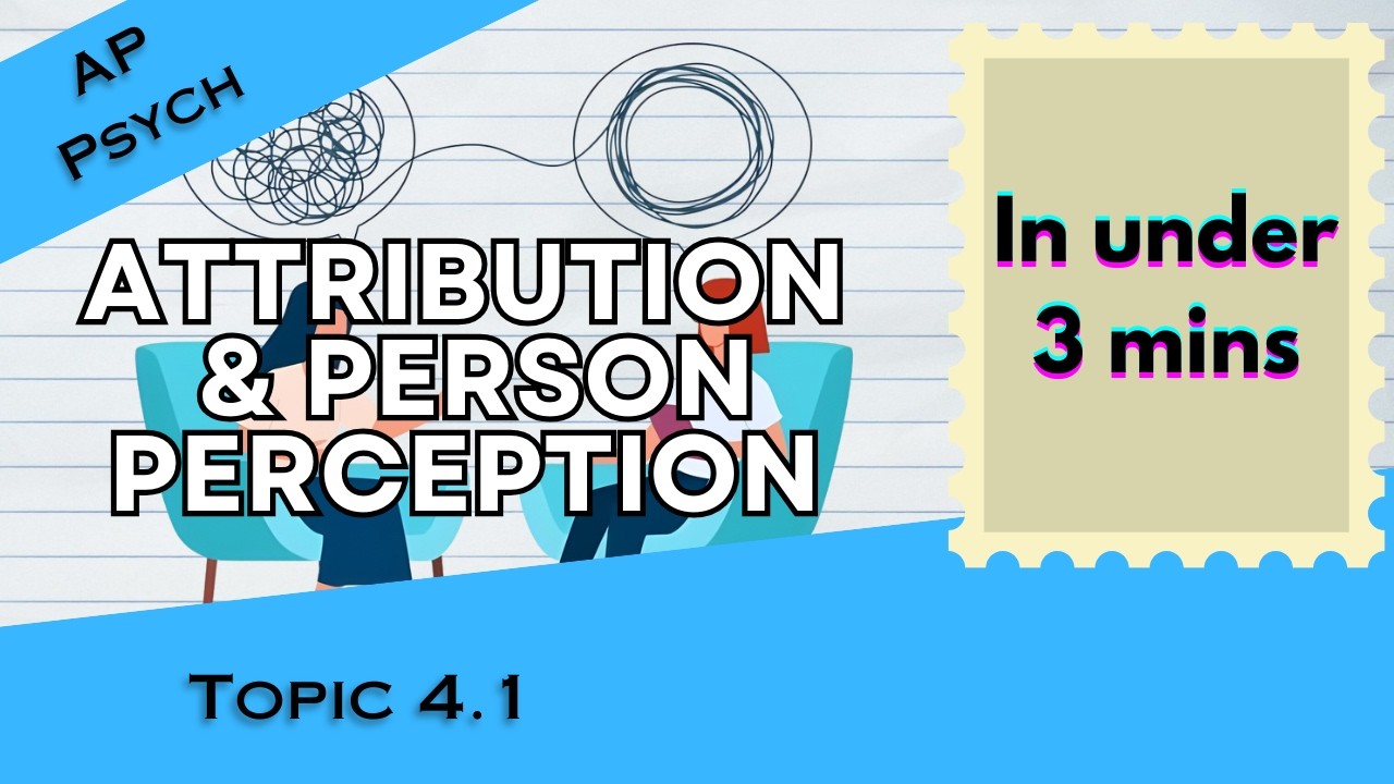 Intro to Social Psychology in Under 3 mins (AP Psychology Unit 4 Topic ...