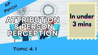 Intro to Social Psychology in Under 3 mins (AP Psychology Unit 4 Topic 1) 4.1