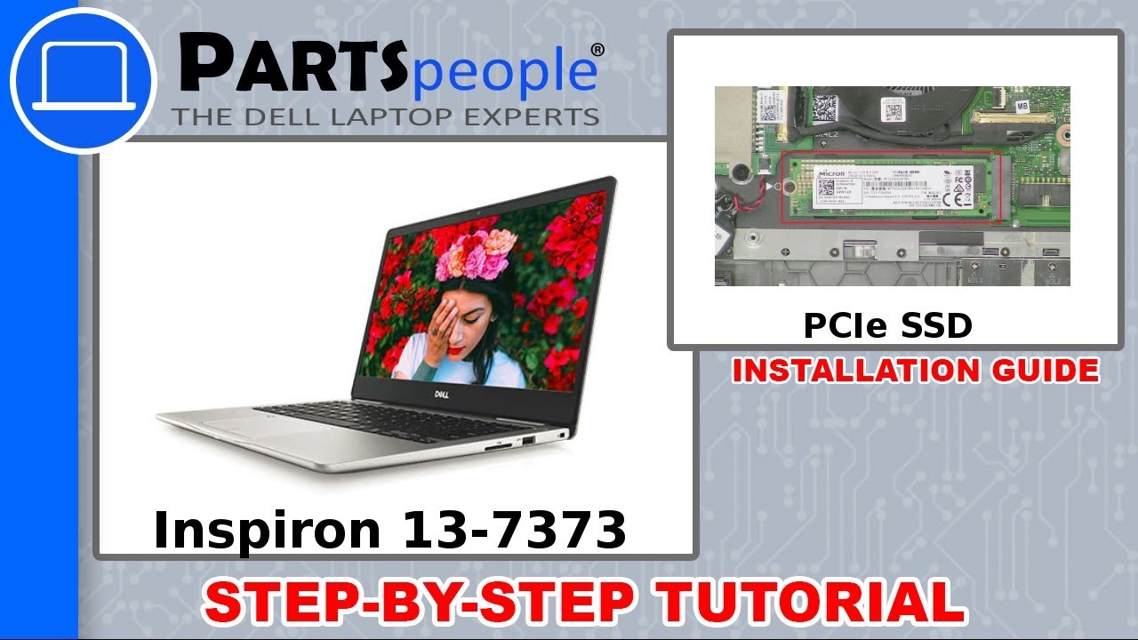 Dell Inspiron 13-7373 (P83G001) PCIe SSD How-To Video Tutorial