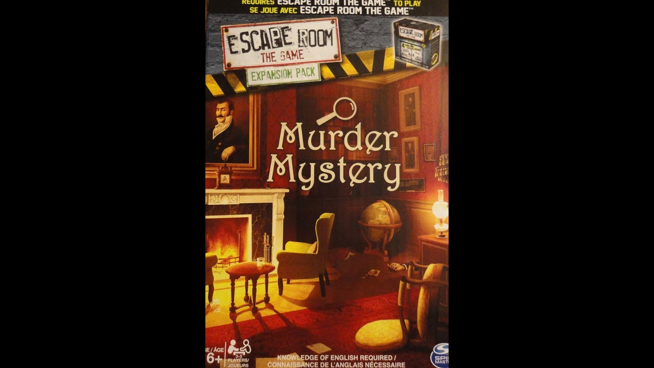 Escape Room the Game Murder Mystery Board Game