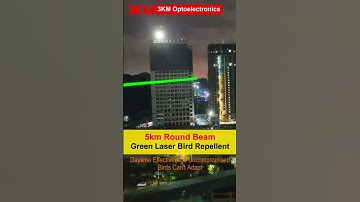 Green Laser Bird Repellent Zero Misses & Fully Automated