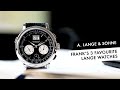 MY 3 FAVOURITES: Frank&#39;s Best-Loved A. Lange &amp; Söhne Watches (Odysseus, Lange 1 and Datograph)