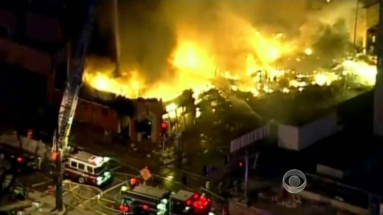 Kansas City explosion caught on tape