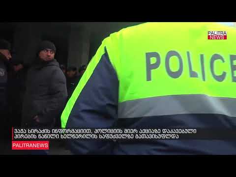 პოლიციის მიერ აქციაზე დაკავებული 28 პირიდან ნაწილი ხელწერილის საფუძველზე გათავისუფლდა