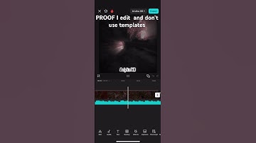 PROOF that I don’t use templates and actually edit