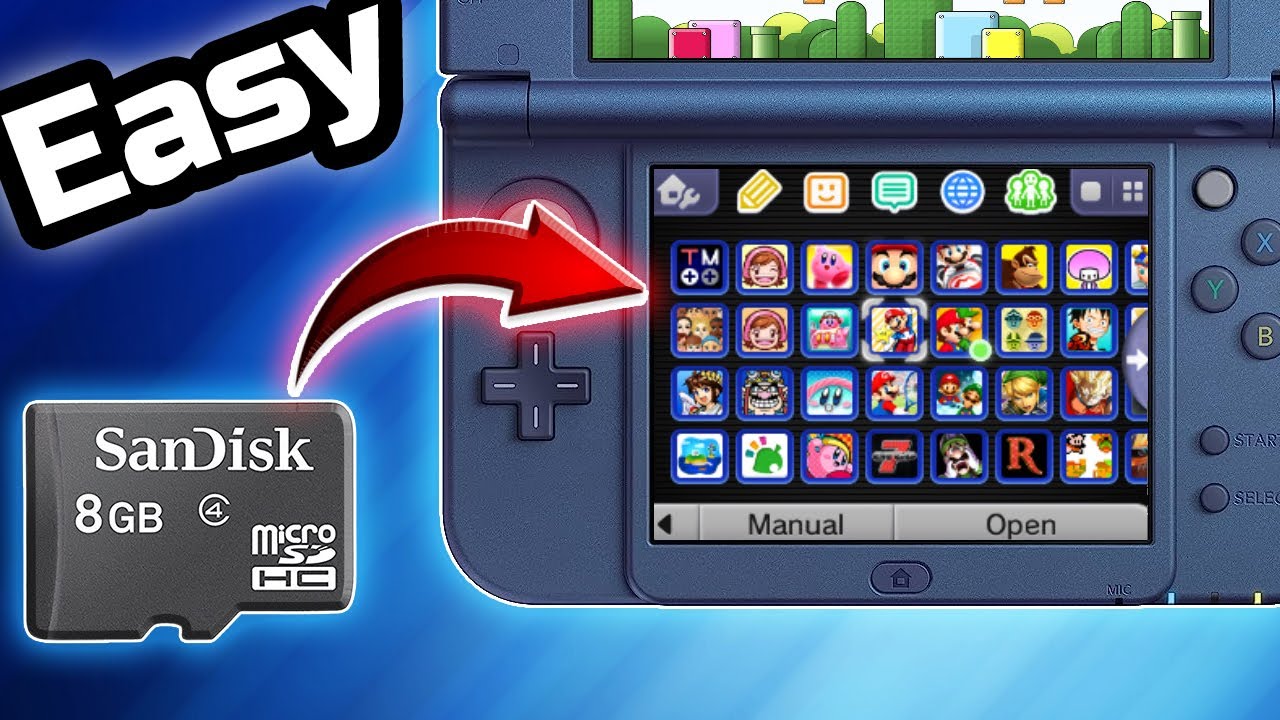 How To Add DS Games To Your 3DS Home Screen YouTube