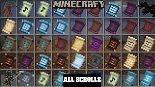 Showcasing all Scrolls from the Iron's Spells n Spellbooks Mod
