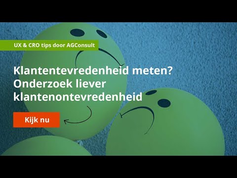 Klantentevredenheid meten? Onderzoek liever je klantenontevredenheid