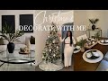 🌲CHRISTMAS DECORATE WITH ME 2023 LIVING ROOM &amp; DINING ROOM| ENTRYWAY + FIREPLACE |DECORATING DEAS🌲