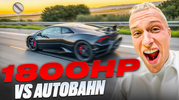 1.800 HP TT Huracan Performante 340+ KMH on the GERMAN AUTOBAHN! - 1.000.000€ LAMBO 