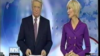 Sporten, været og avslutning av Dagsrevyen på NRK (7. oktober 2008)