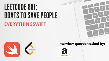 Leetcode 881: Boats to Save People - Swift Programming Language