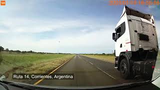 De Chajarí (Entre Rios) a Paso de Libres e Santo Tomé(Corrientes) - Ruta 14 - Argentina - Jan/2020