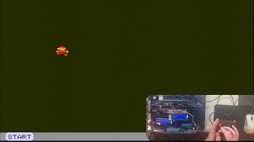 Cached sprites, a joystick, and Mario enters the scene