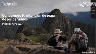 TID ed. 16 | 2023: intenciones de viaje de los peruanos