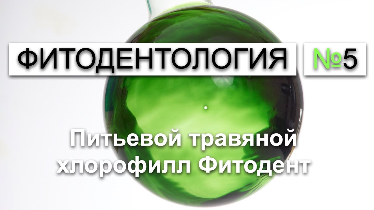 Фитодентология №5: Питьевой травяной хлорофилл Фитодент - YouTube