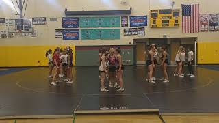 Cheerleading Stunt Sequence For Super Hero Routine, Middle School Cheer Practice
