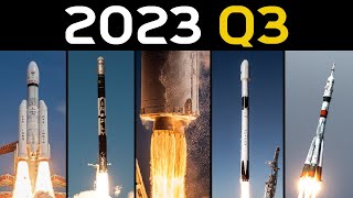 Rocket Launch Compilation 2023 - Q3