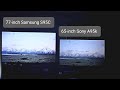 Samsung S95C  Frustration with Sony A95K Side by Side.