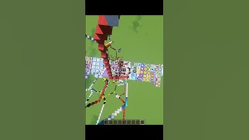 Satisfying Minecraft Pixel Art Using Only Sand! Making Apple #shorts #minecraft #gaming