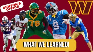 What we learned from the Commanders 2025 NFL Draft