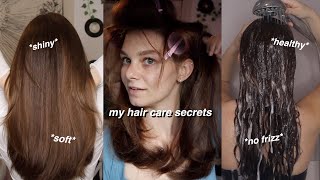 MY HAIR CARE ROUTINE | how i revived my hair after bleaching/dying it