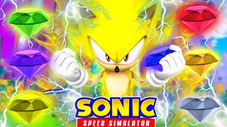 ITS TIME!! | HOW TO UNLOCK AND PLAY AS SUPER SONIC RIGHT AWAY!!! (SONIC SPEED SIMULATOR) screenshot 5
