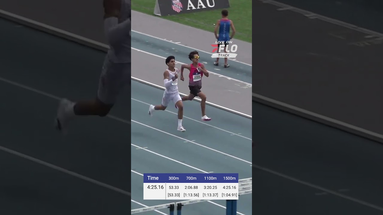 TENTH TO FIRST?! 😬🤯 Zoltan Weaver posted a personal best 4:25.16 with a 64-second last lap!
