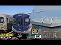 &quot; 🅐 Trains Mix it Up with Rare Sightseeing Inbound JFK Planes&quot;