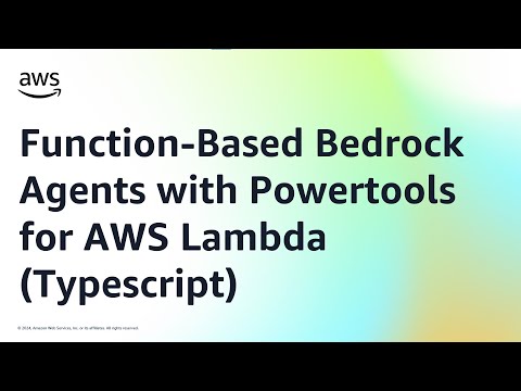 Function-Based Bedrock Agents