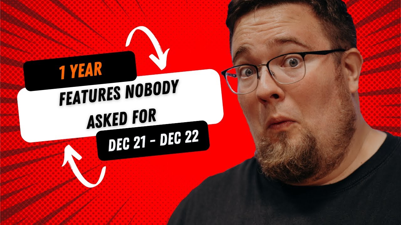 1 Year of "FEATURES NOBODY ASKED FOR" All my Mashups (so far) in one Video! YouTube