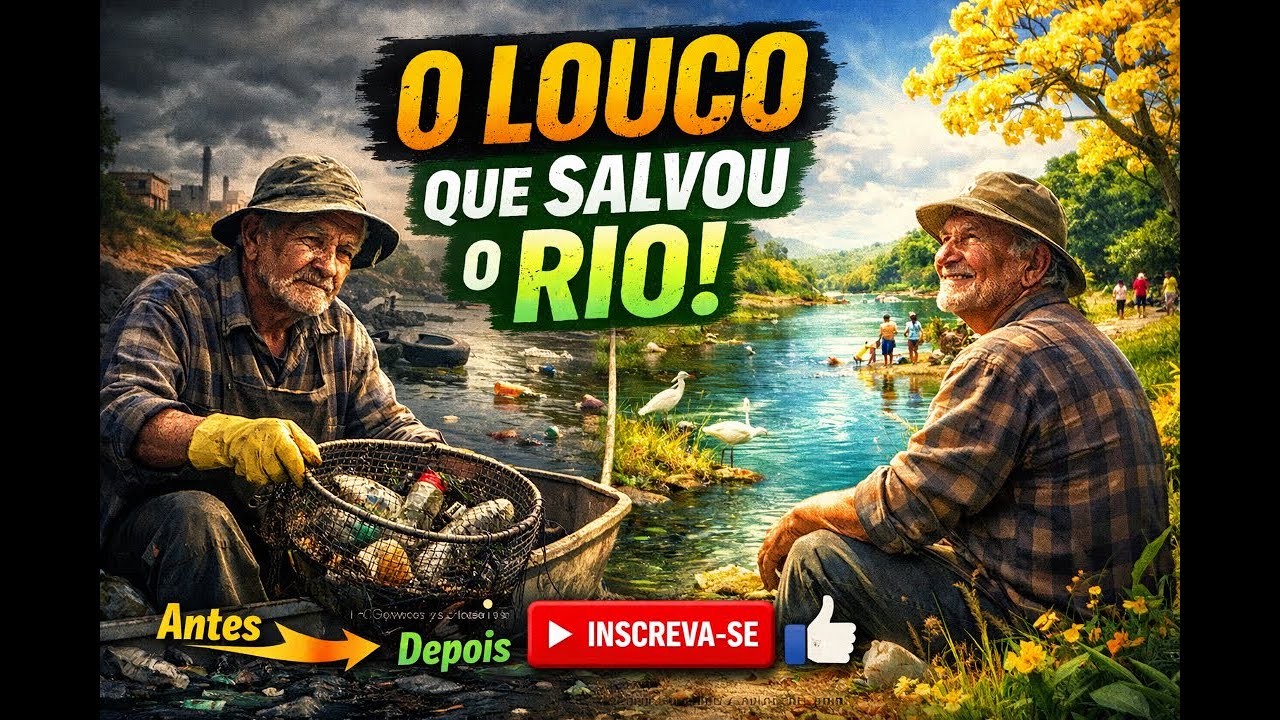 Ele foi chamado de LOUCO. Mas mudou o destino de um rio inteiro.