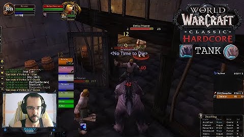 Tanking The Stockade as Self Found Feral Druid | Classic Hardcore