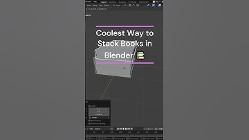 Coolest way to stack books in blender #blendercommunity #blender3d #blendertutorial #blender #b3d