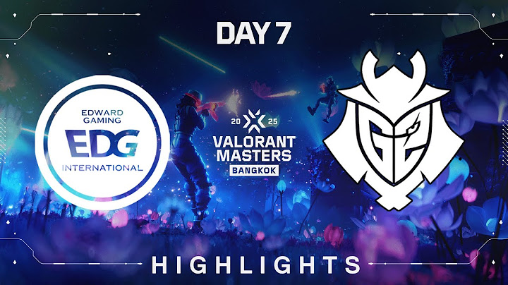 Highlights | EDG vs. G2 | 2025 VCT Masters Bangkok