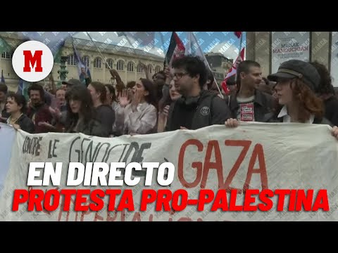 EN DIRECTO | Protesta en apoyo a los palestinos en Malmö, Suecia, sede del Festival de Eurovisión