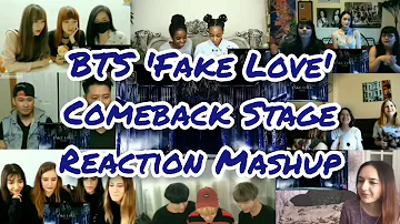 BTS 'Fake Love' Comeback Stage || Reaction Mashup