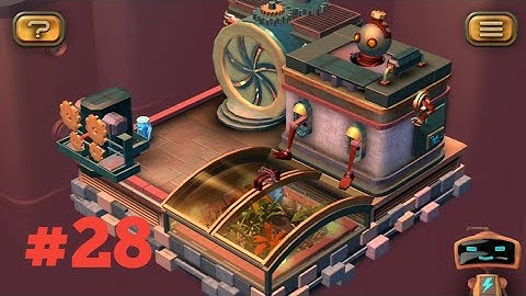 TINY ROBOTS RECHARGED LEVEL 28 STUCK AT HOME.